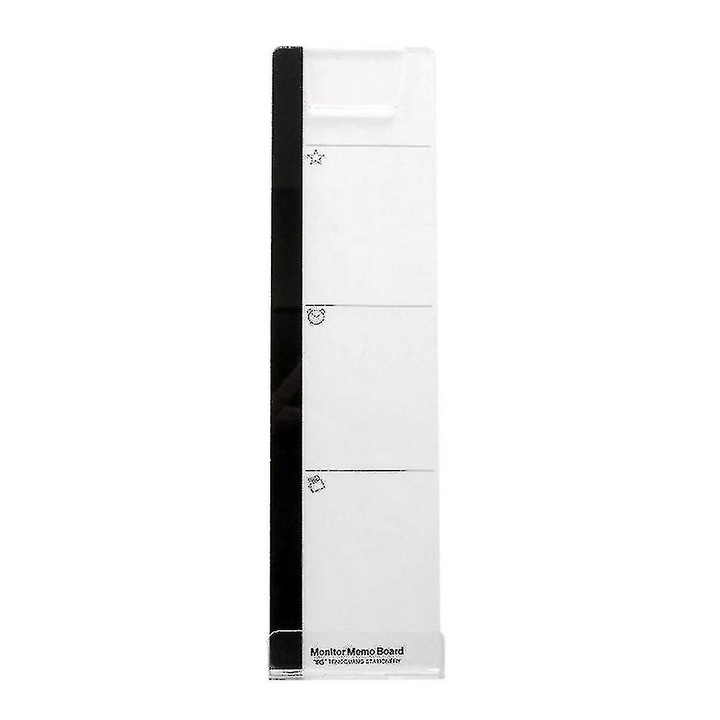 Panou memo acrilic pentru monitor 30x8x2cm transparent