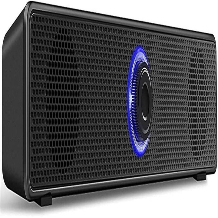 Boxe PC 2.0 stereo, USB, negru, 3W, 3.5mm, 12x8x10cm