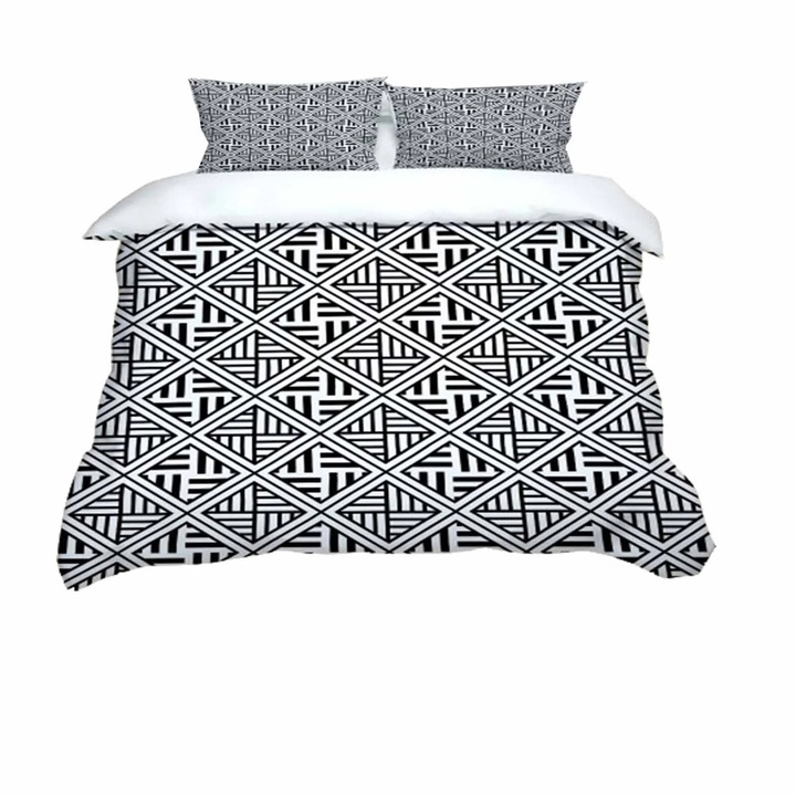 Set lenjerie pat 3 piese YANYXR multicolor 200x230cm 50x75cm