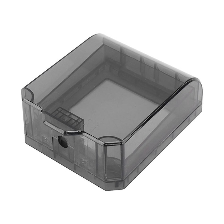 Capac protector priza adeziv negru 13.5x10.6x5cm rezistent la apa si praf