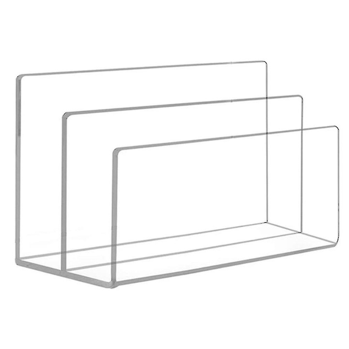 Organizator birou acrilic transparent 21.5x13.8x11.2cm