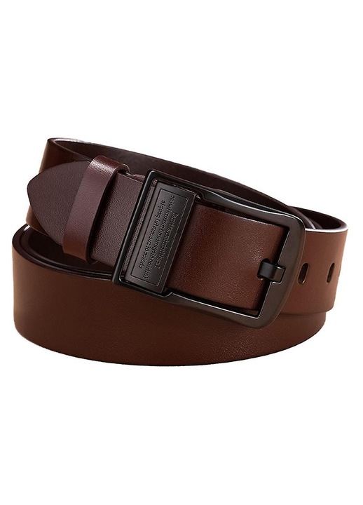 Curele de rochie pentru barbati Curea cu clichet pentru barbati reglabila cu catarama Companion perfect