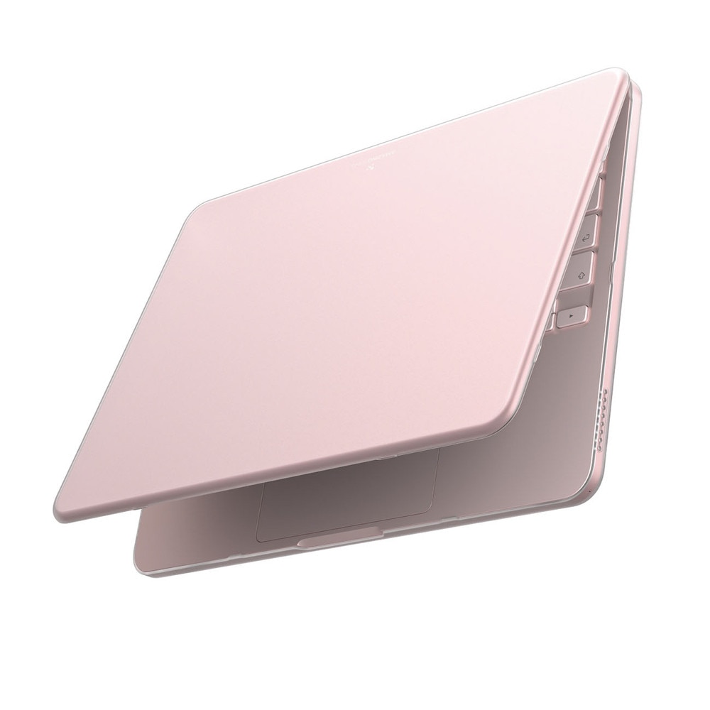 Carcasa laptop AmazingThing Titan Hardshell compatibila cu MacBook Neo 13 inch, Roz