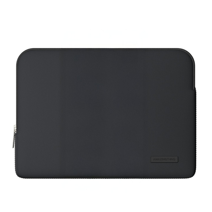 Husa AmazingThing Minimal BasicBag compatibila cu Macbook Neo 13 inch, Negru