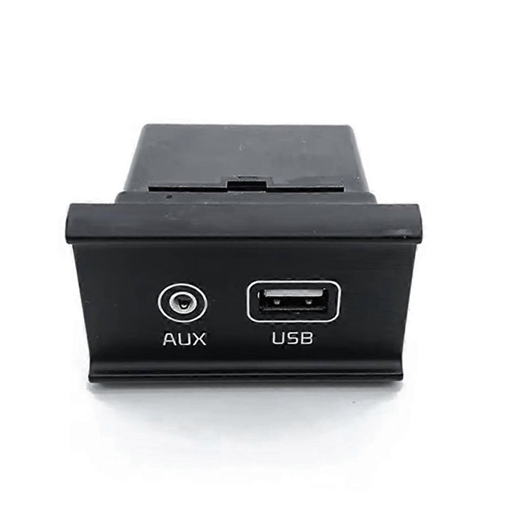 Adaptor USB AUX pentru consola centrala, negru, plastic, 96120C5100, 96120-C5100