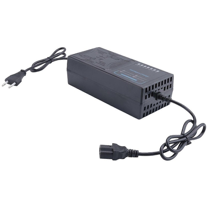Incarcator vehicul electric 48V 20AH negru 18x8x6cm set