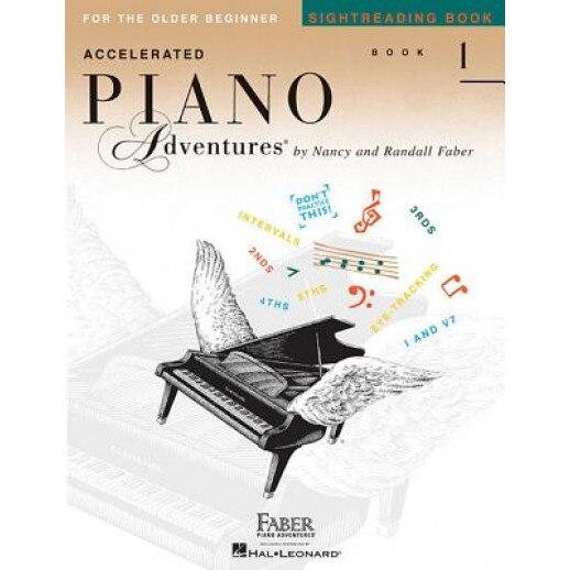 Accelerated Piano Adventures for the Older Beginner Sightreading, Book 1, Nancy Faber (Author)