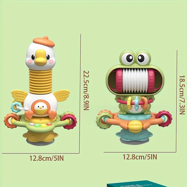 Fürdőjáték, forgatható, műanyag, többszínű, 0-6 év