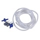 Furtun oxigen acvariu 2m transparent set cu pietre aer si valve