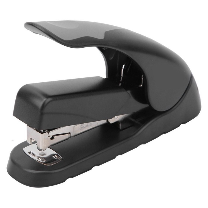 Capsator manual 20/40 coli, negru, 24/6-26/8, ergonomic
