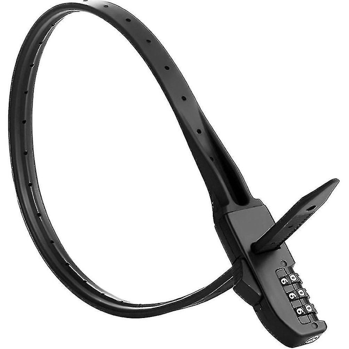 Lacat bicicleta metalic negru 54x2x1cm set