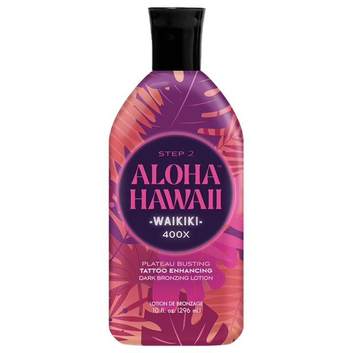 Szolárium krém Tan Inc Aloha Hawaii Waikiki, 400X gyors, mély barnulásért, 296 ml