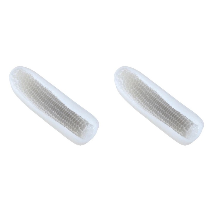 Set 2 forme silicon, model rochie mireasa, 22x7x5cm, multicolor