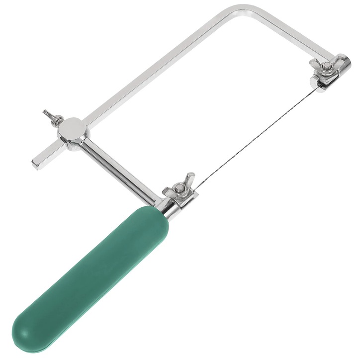 Fierastrau manual YANYXR, lemn metal, verde, 17.5x9x2cm