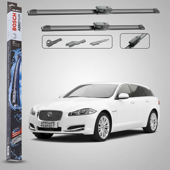 Set Stergatoare Parbriz pentru Jaguar XF Sportbrake (X250) 2012-2014, Bosch Aerotwin AM 462 S