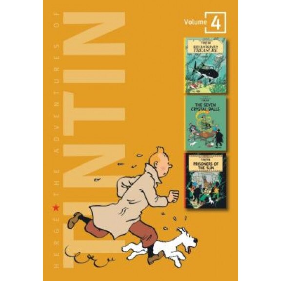 The Adventures of Tintin, Volume 4: Red Rackham's Treasure, the Seven Crystal Balls, and Prisoners of the Sun, Hergé, Herge