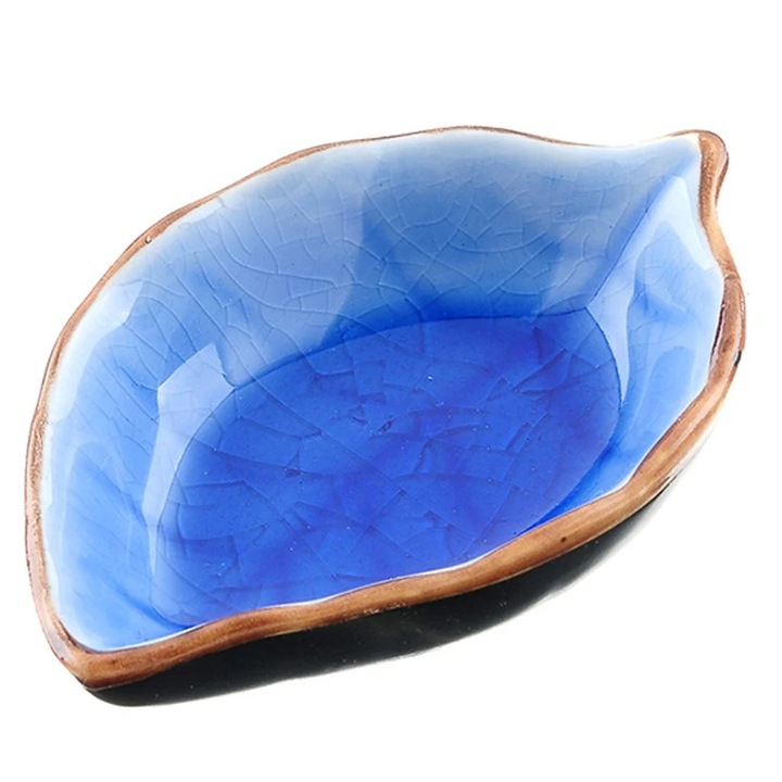 Bol pentru sos ceramica YANYXR frunza multicolor 10x7cm