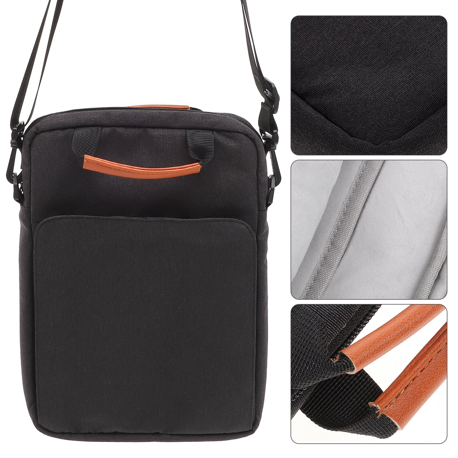 ZYBLSSBB, husa geanta pentru laptop din poliester cu bretea reglabila si maner, model LSM2xh1944-BCS0137950, gri inchis, 34 x 25 x 4 cm