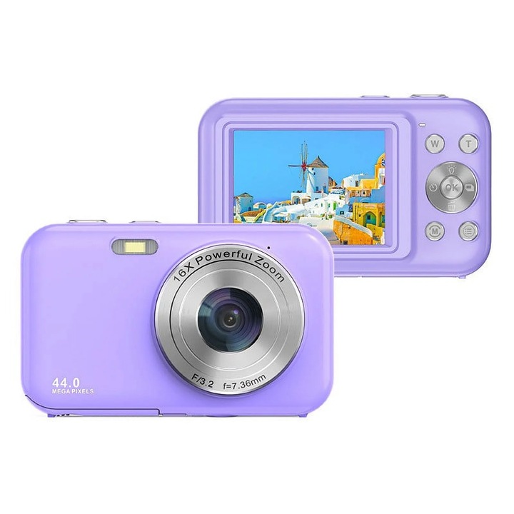 Aparat foto compact YANYXR 44MP 16X zoom mov 94x24x58mm