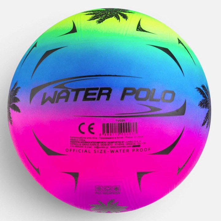 Többszínű Polo Strandlabda Ø22cm