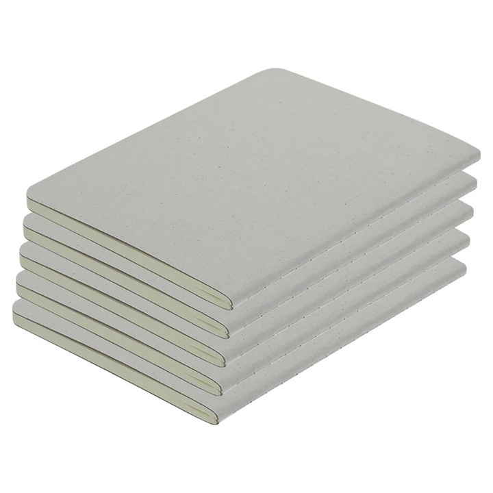 Set 5 caiete schite YANYXR, hartie, gri, 14.5x10.5x0.4cm
