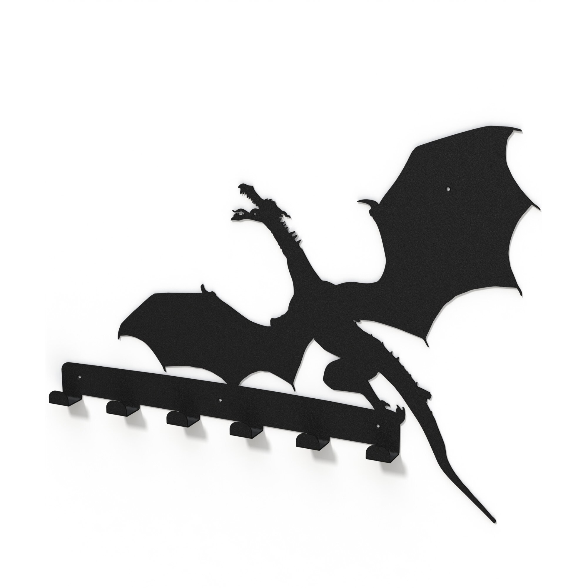Cuier metalic DRAGON -model 4121 Negru