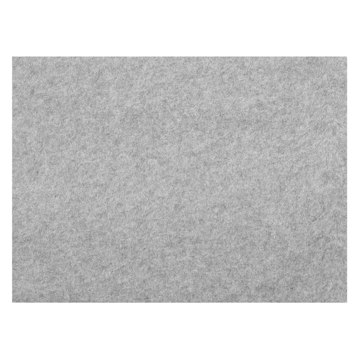 Suport birou YANYXR, fetru, dublu fata, gri, 80x40x0.5cm