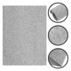 Suport birou YANYXR, fetru, dublu fata, gri, 80x40x0.5cm