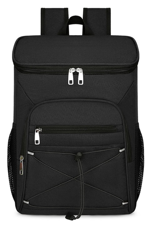Rucsac de calatorie YANYXR, extensibil, usor, negru, 44x30x15cm