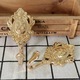 Carlig perdea YANYXR zinc aliaj european alb lapte 9.8x5cm