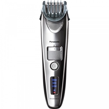 Trimmer Panasonic ER-SB60-S803, lavabil, motor liniar de mare viteza, 1-10mm, 19 de trepte, accesoriu pentru finisare precisa, Li-ion, Argintiu, Argintiu Trimmer Panasonic ER-SB60-S803, lavabil, motor liniar de mare viteza, 1-10mm, 19 de trepte, accesoriu pentru finisare precisa, Li-ion, Argintiu, Argintiu