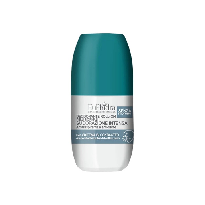 Deodorant roll-on Euphidra, antitraspirant, antiodor, 50ml, unisex