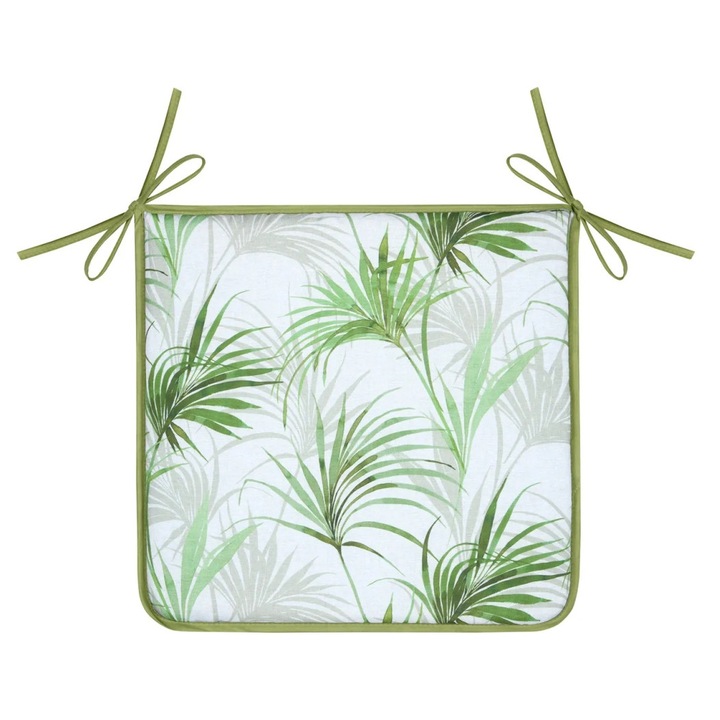 Perna De Scaun Palmira 38x38cm, MoftX, Culoare Verde, 100% Poliester