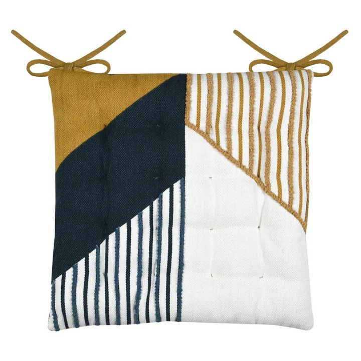 Perna De Scaun PaxTon 38x38cm, MoftX, Culoare Multicolor, 100% Bumbac