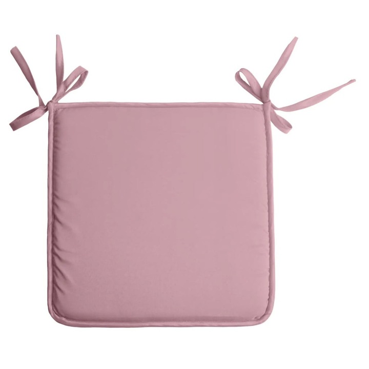 Perna De Scaun Nelson 38x38cm, MoftX, Culoare Roz Pudra, 100% Poliester