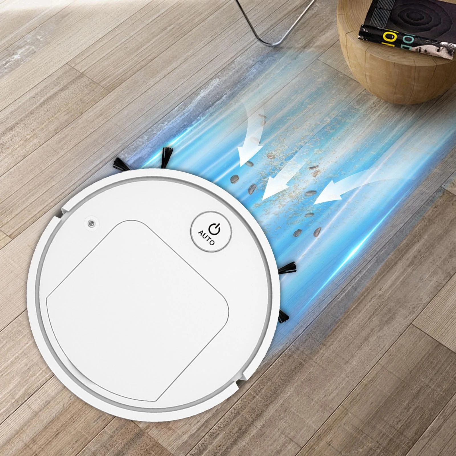 Aspirator robot YANYXR 4 in 1 umidificare pulverizare negru compact