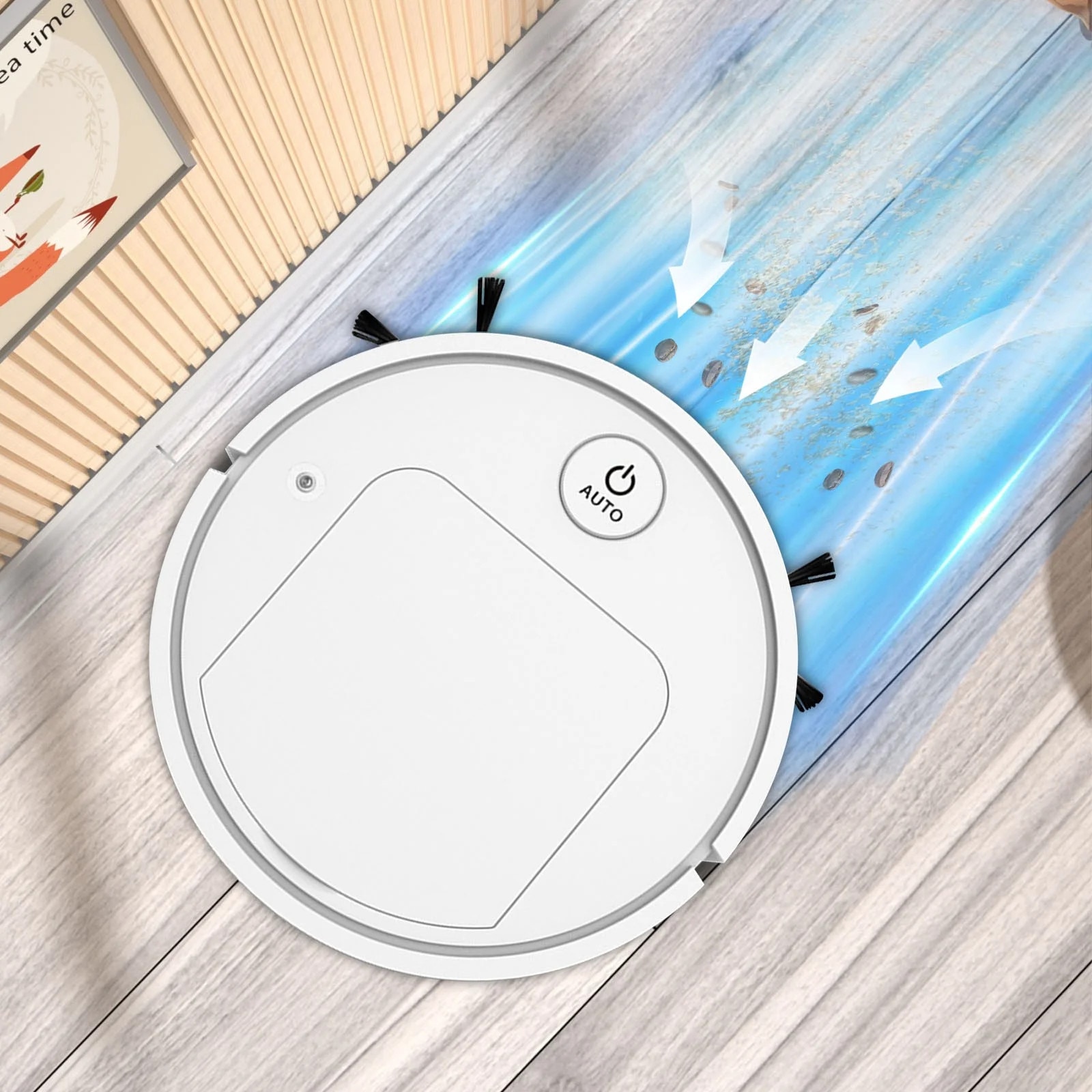 Aspirator robot YANYXR 4 in 1 umidificare pulverizare negru compact
