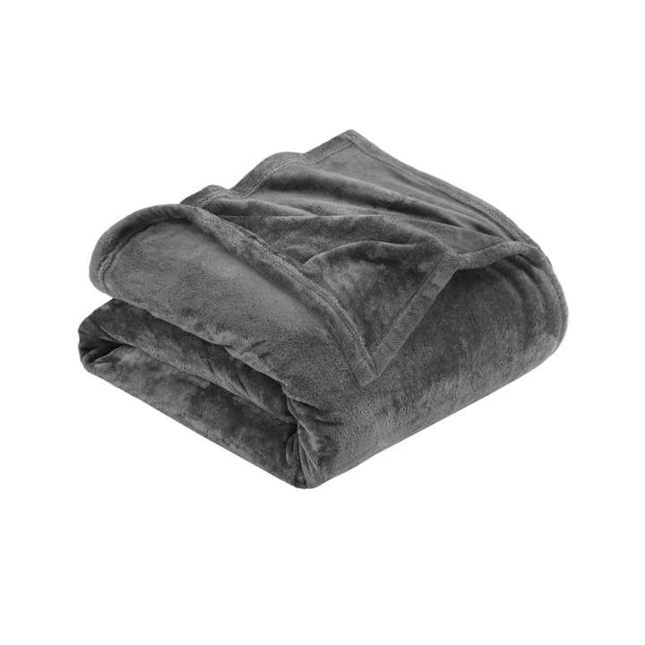 Patura Yoga YANYXR gri 50x70cm racoritoare microfibra