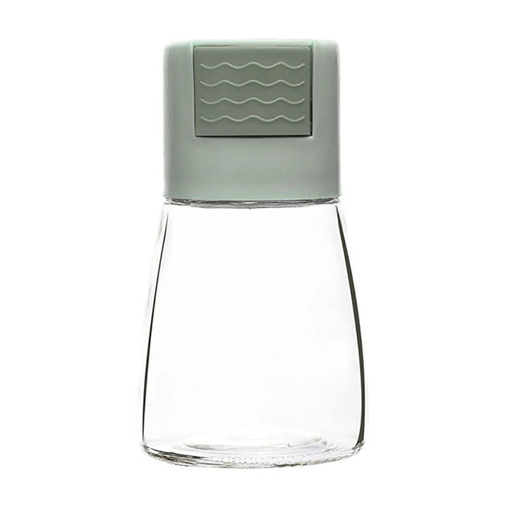 Dozator condimente YANYXR conic cu dozare 0.5g capac verde 180ml