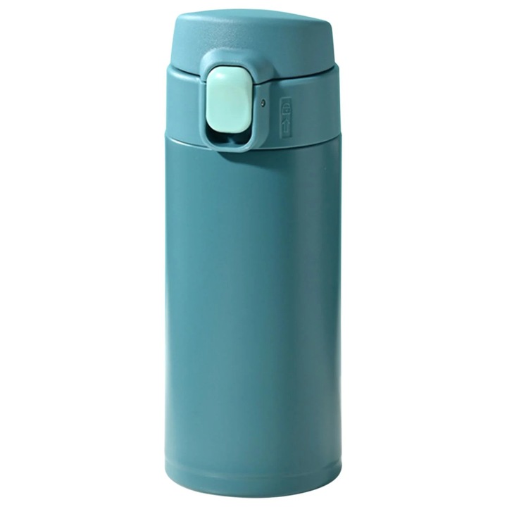 Cana termos YANYXR 320ml inox cu maner si capac izolant