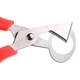 Foarfeca pentru oua de prepelita YANYXR, inox, rosu, 14x6cm