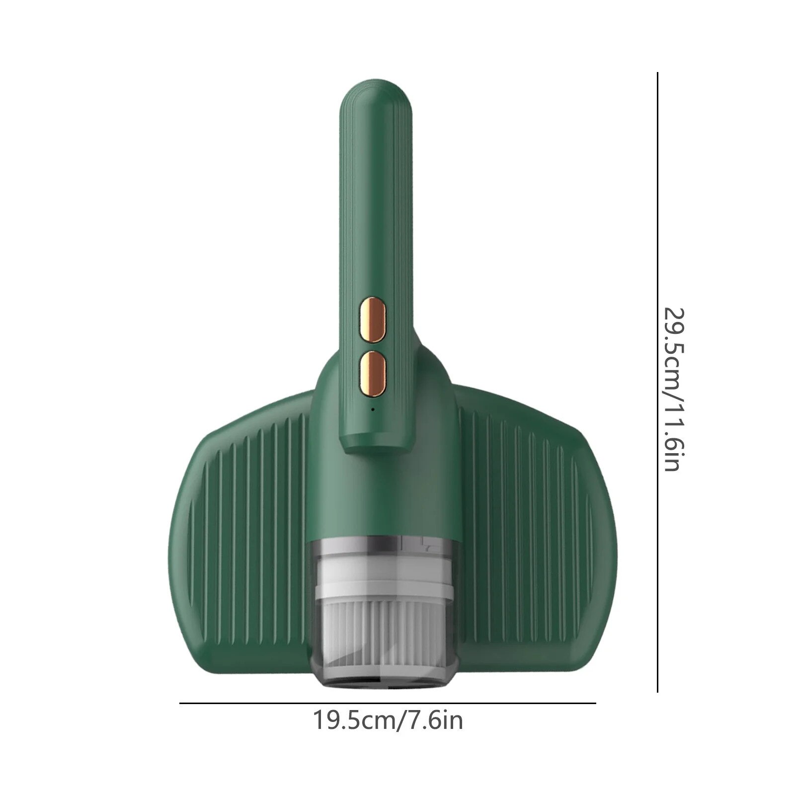 Aspirator portabil YANYXR, fara fir, putere 120W, verde, 29.5x19.5x10cm