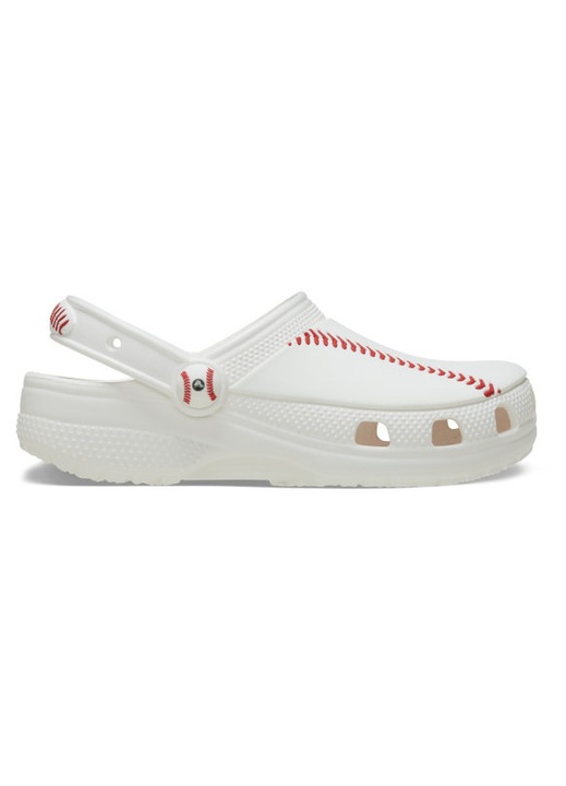 Saboti Crocs Classic Toddler Baseball Clog, Alb