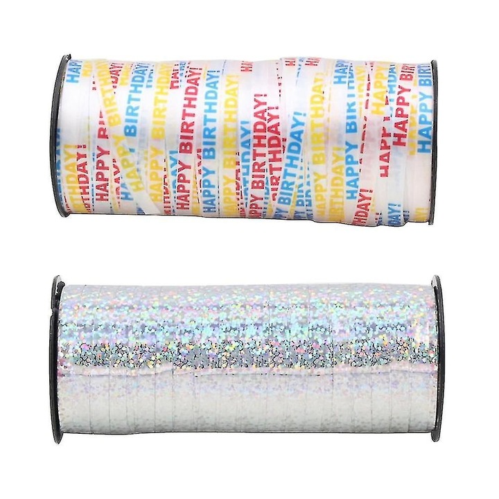 Set 2 role panglici colorate pentru baloane 5.3x5.3x11cm