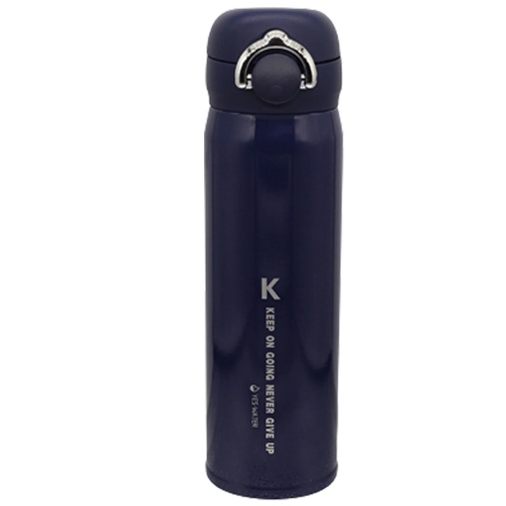 Cana termos YANYXR, inox, capacitate 450ML, albastru, 6.5x6.5x22.8cm