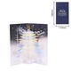 Felicitare Craciun YANYXR copac 3D albastru 20.5x12.4cm