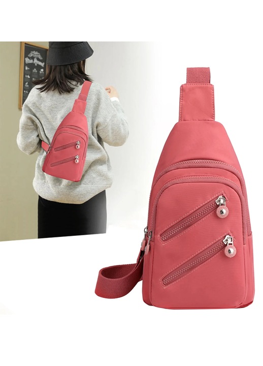 YANYXR crossbody hátizsák, multifunkcionális, lila, 30x17x11cm