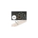 Set 20 inele si carlige metalice perdea, nichel lucios, 30mm, 25x15mm