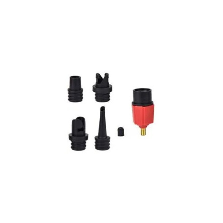 Adaptor supapa pompa aer cu 4 duze, plastic dur, universal