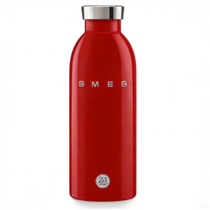 Cana termos Smeg inox, burgundy, 500ml